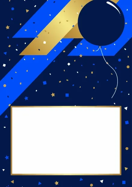 Card template: Bold Birthday